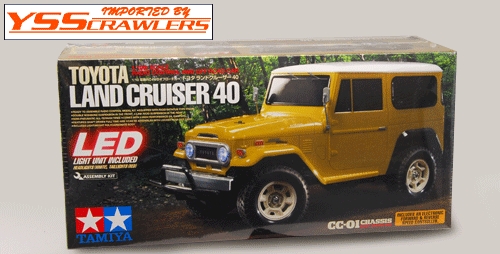 Tamiya LC40 ランドクルーザー CC-01キット LEDバージョン