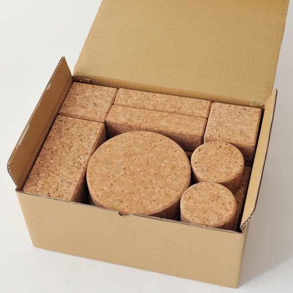 コルクでままごと 40ピース 自由学園生活工芸研究所 コルクでままごと