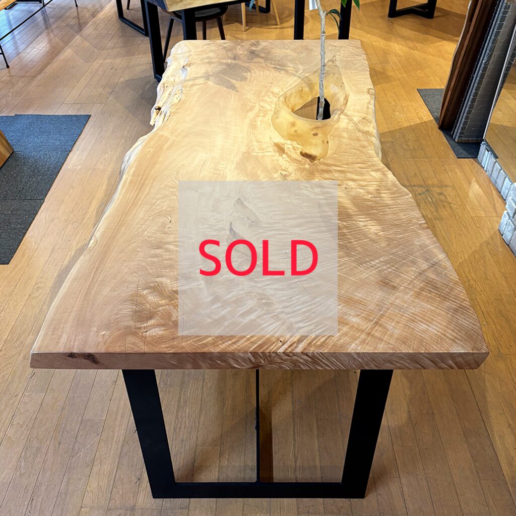 住運作 木製座卓 トチ カエデ 黒檀 約134cm x 80cm×32cm 座卓 180