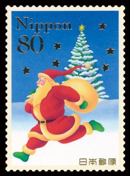 日本の古切手 冬 その2 12枚 冬のグリーティング 郵便切手のデータ