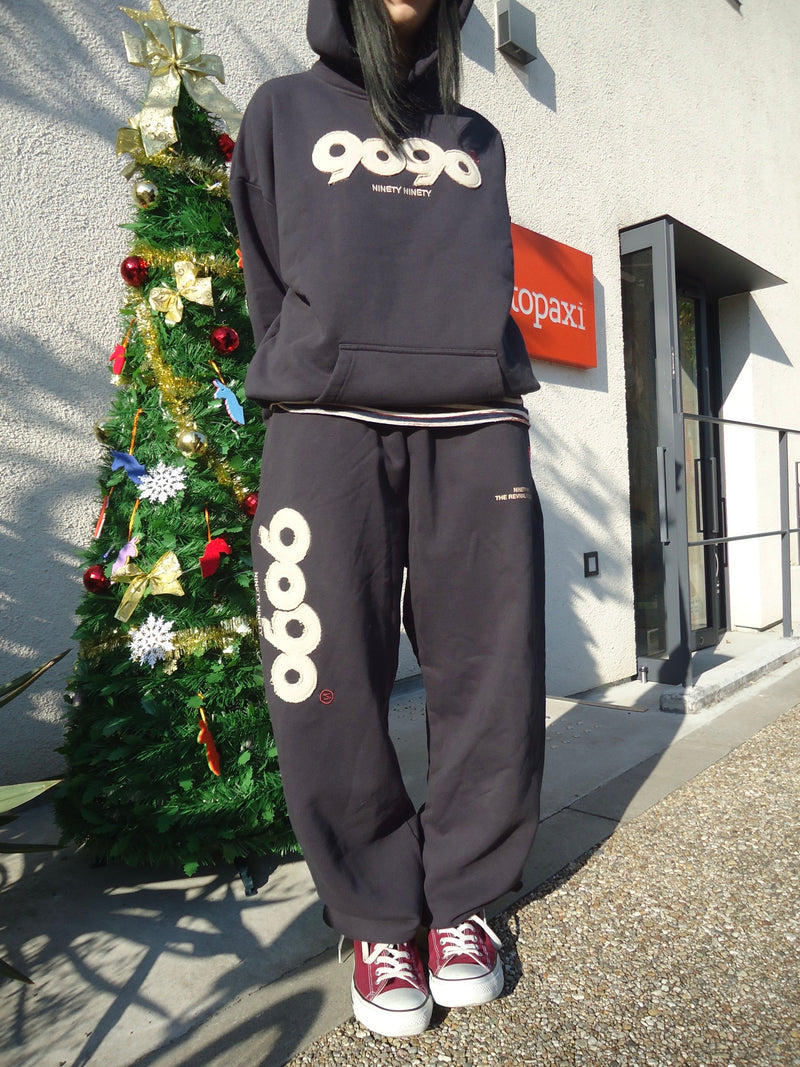 9090 パーカー パンツ セットアップ 90 Logo Original Sweat Pants