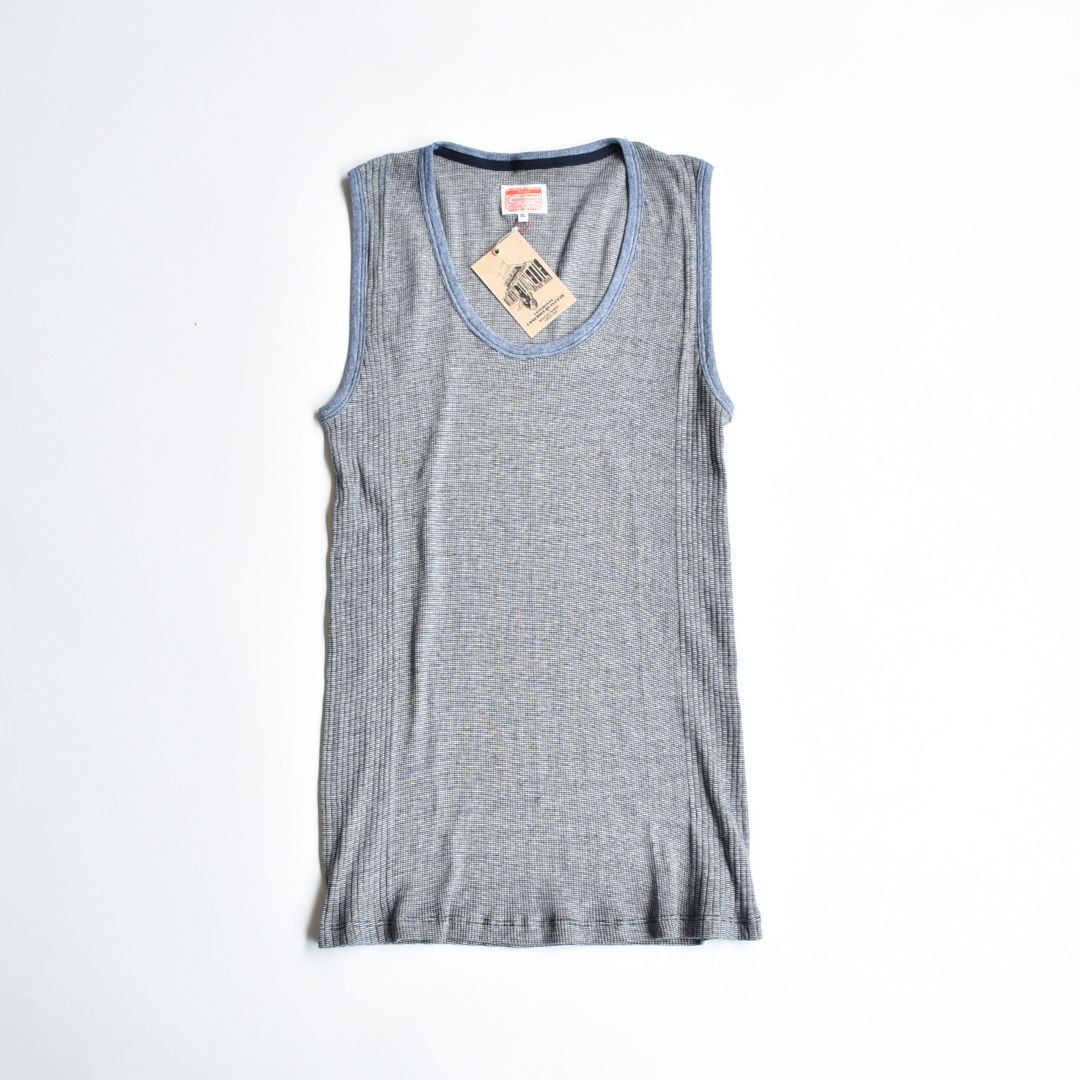 07ss ナンバーナイン 編み込み タンクトップ サイズ2 グレー 07ss