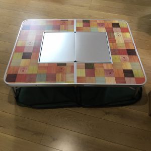 テーブル】Coleman ナチュラルモザイクBBQテーブル 110プラス |