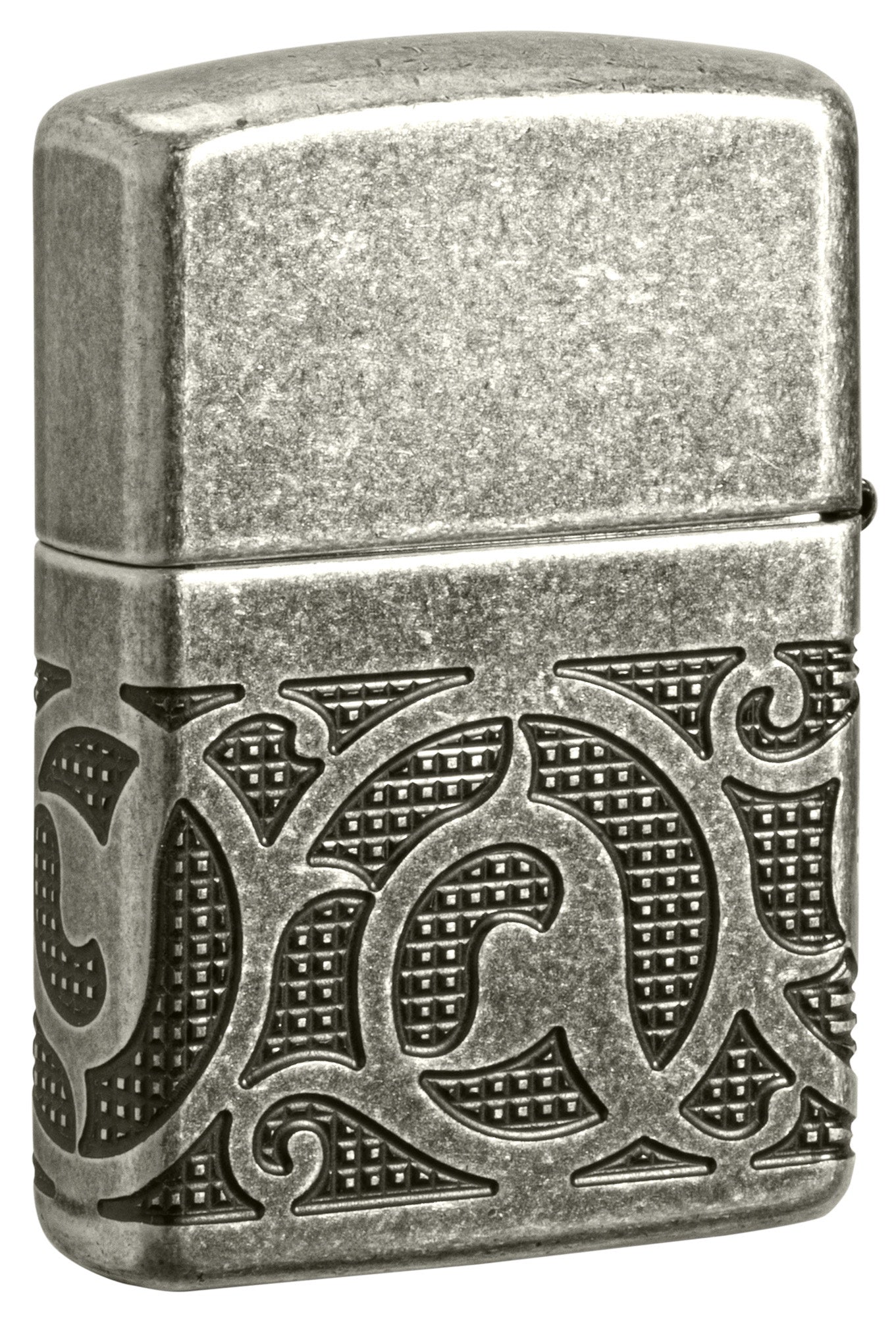 Zippo Pattern Armor Antique Silver Windproof Lighter – Zippo USA