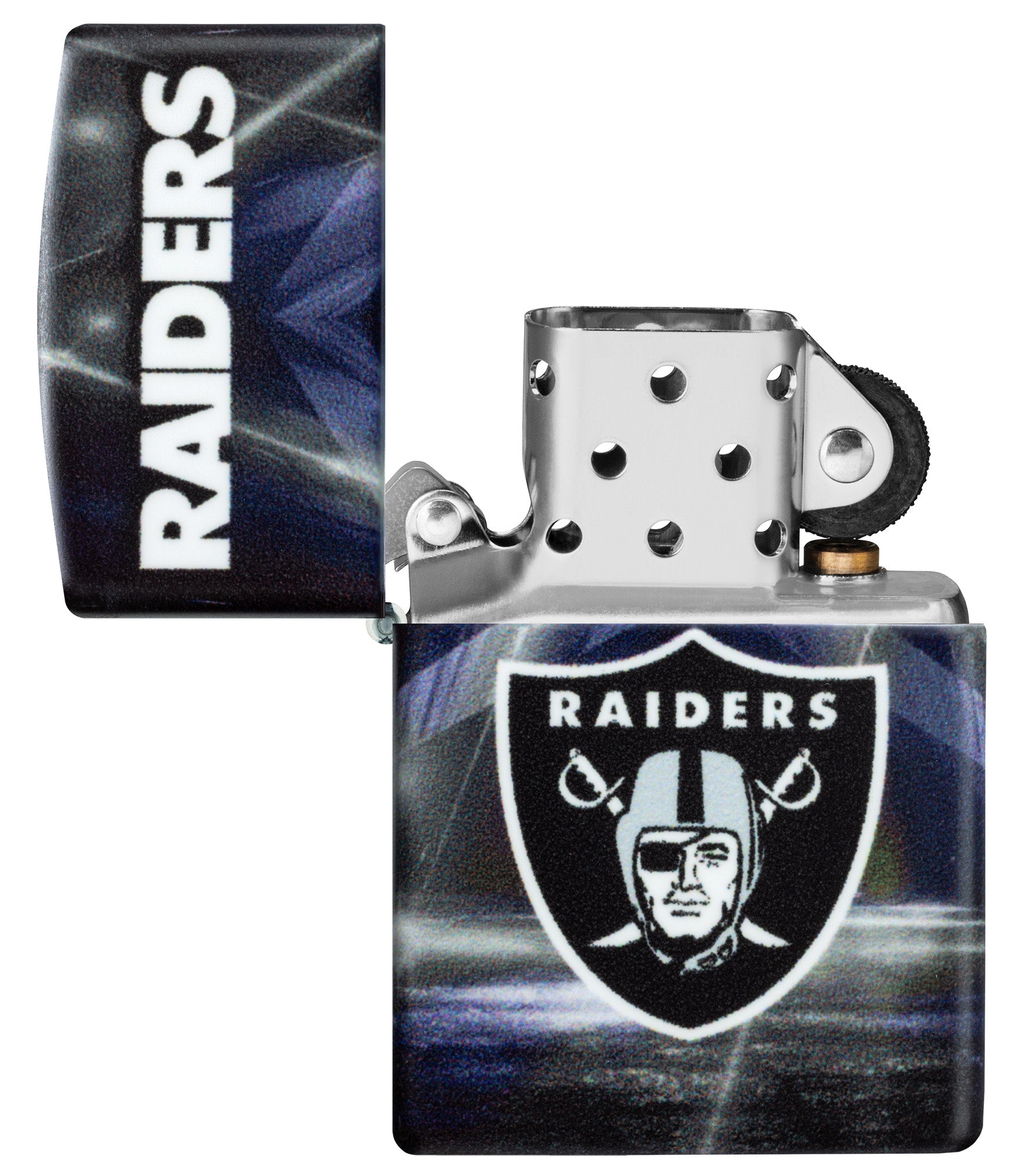 NFL Las Vegas Raiders Team Spirit Design Black Matte Windproof