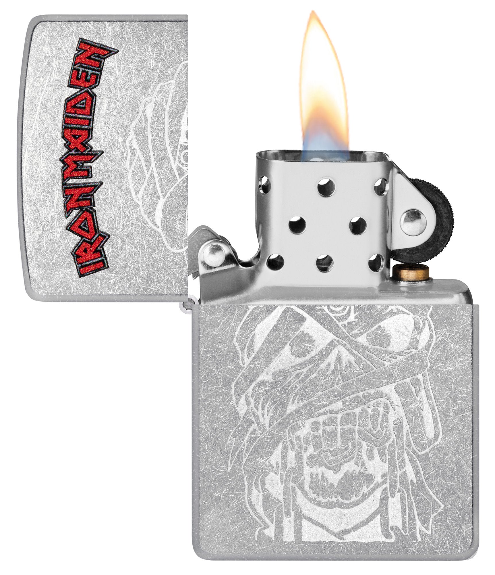 Iron Maiden Eddie Design Street Chrome Windproof Lighter – Zippo USA