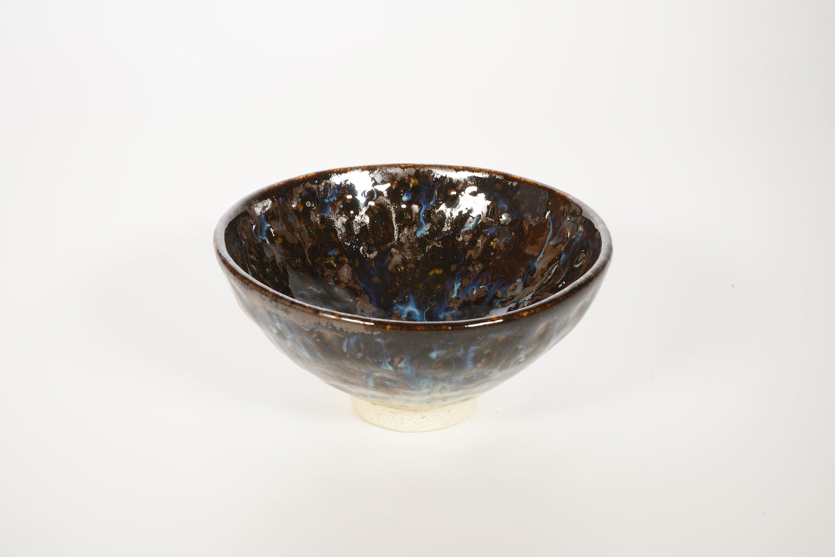 侍】『木村盛康』作 油滴天目盃 酒器 共箱付 師木村