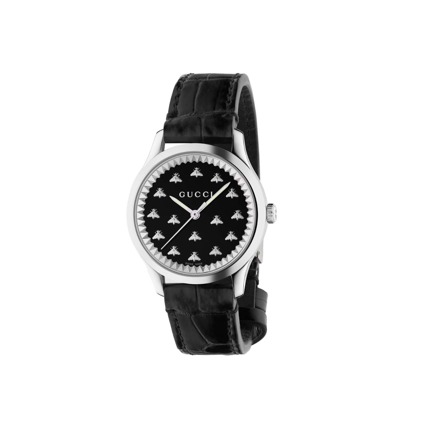 Gucci Timeless Black Onyx Gucci Watch 002-550-2000085 | McCarver