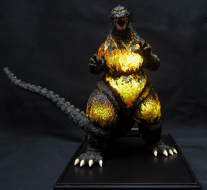 ゴジラ デスゴジ 透明クリアレジンキット 20cm □酒井ゆうじ造型工房