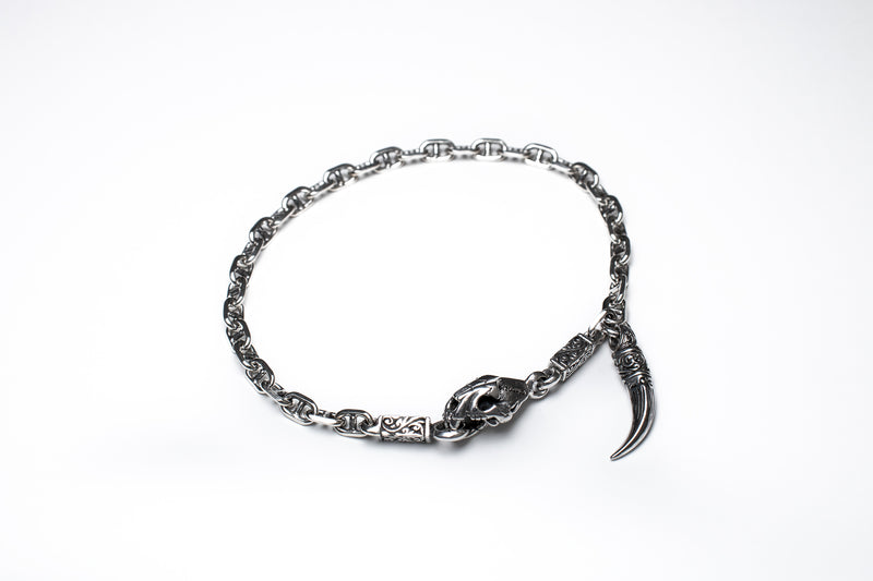 Charm Lock Bracelet :Saber Toothed Tiger : Oval Anchor – ZOCALO