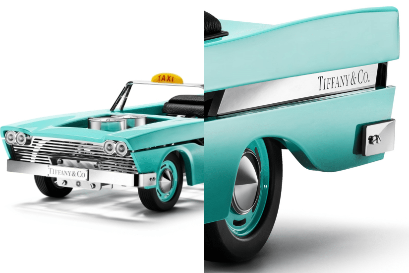 ティファニー 希少 キーホルダー NY イエローキャブ タクシー 極希少