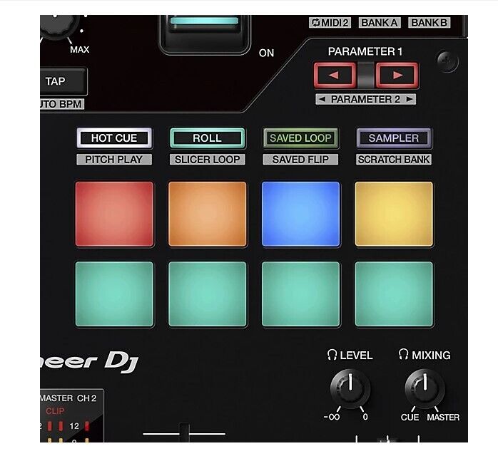 Pioneer DJ DJM-S7 Mixer w/ Performance Pads (Compatible with Rekordbox
