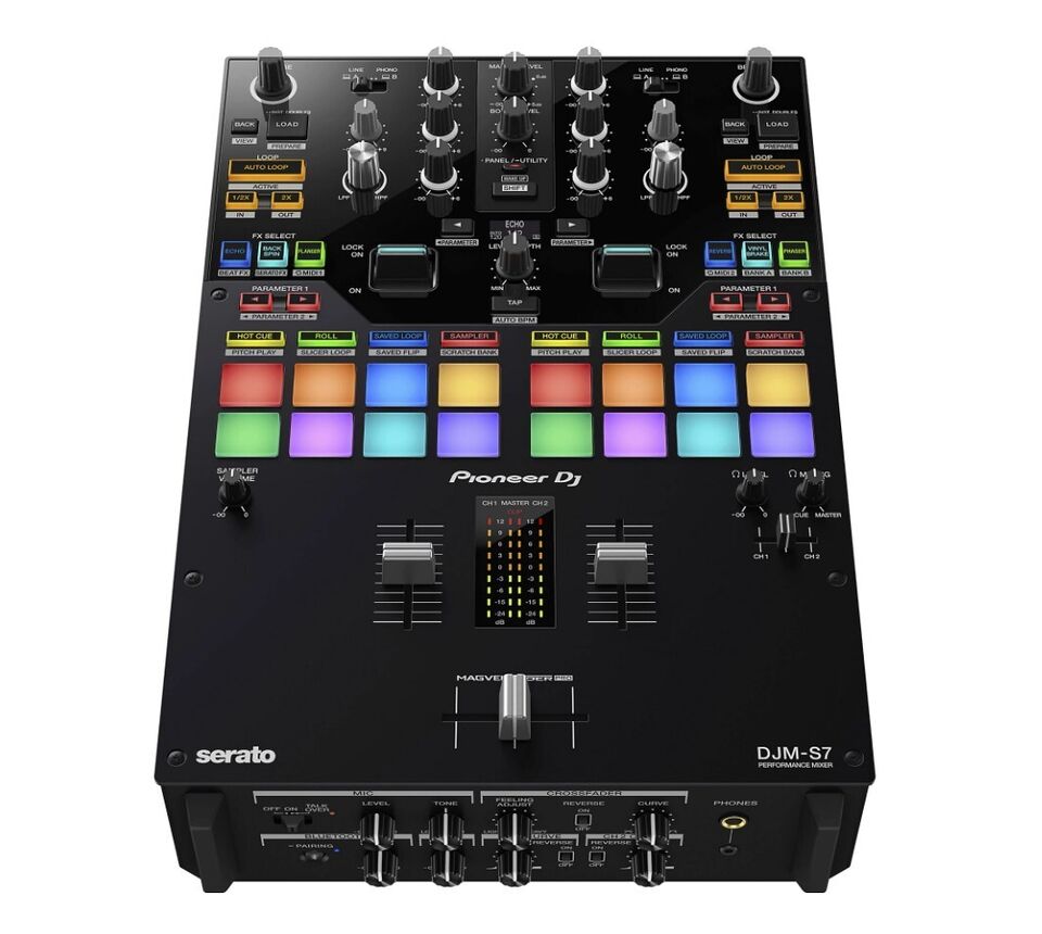 Pioneer DJ DJM-S7 Mixer w/ Performance Pads (Compatible with Rekordbox