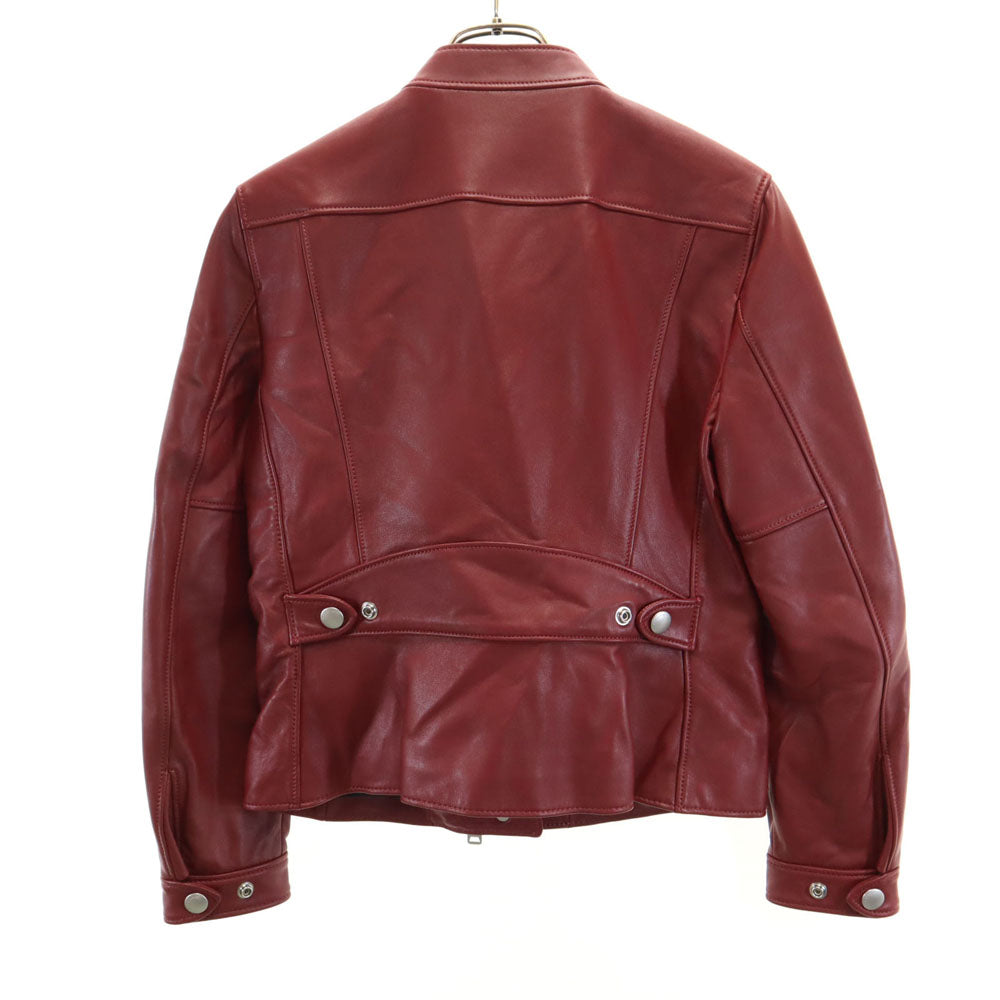 COACH コーチ F33830 ダブルライダースジャケット S レッド レザー
