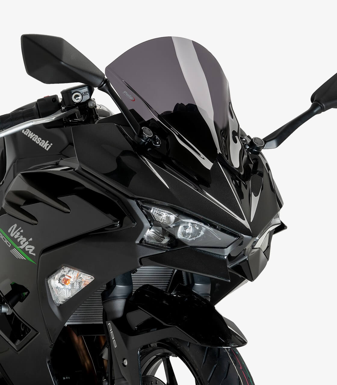 Kawasaki Ninja 500 (24-25) Puig Z-Racing Dark smoked Windshield 22015F