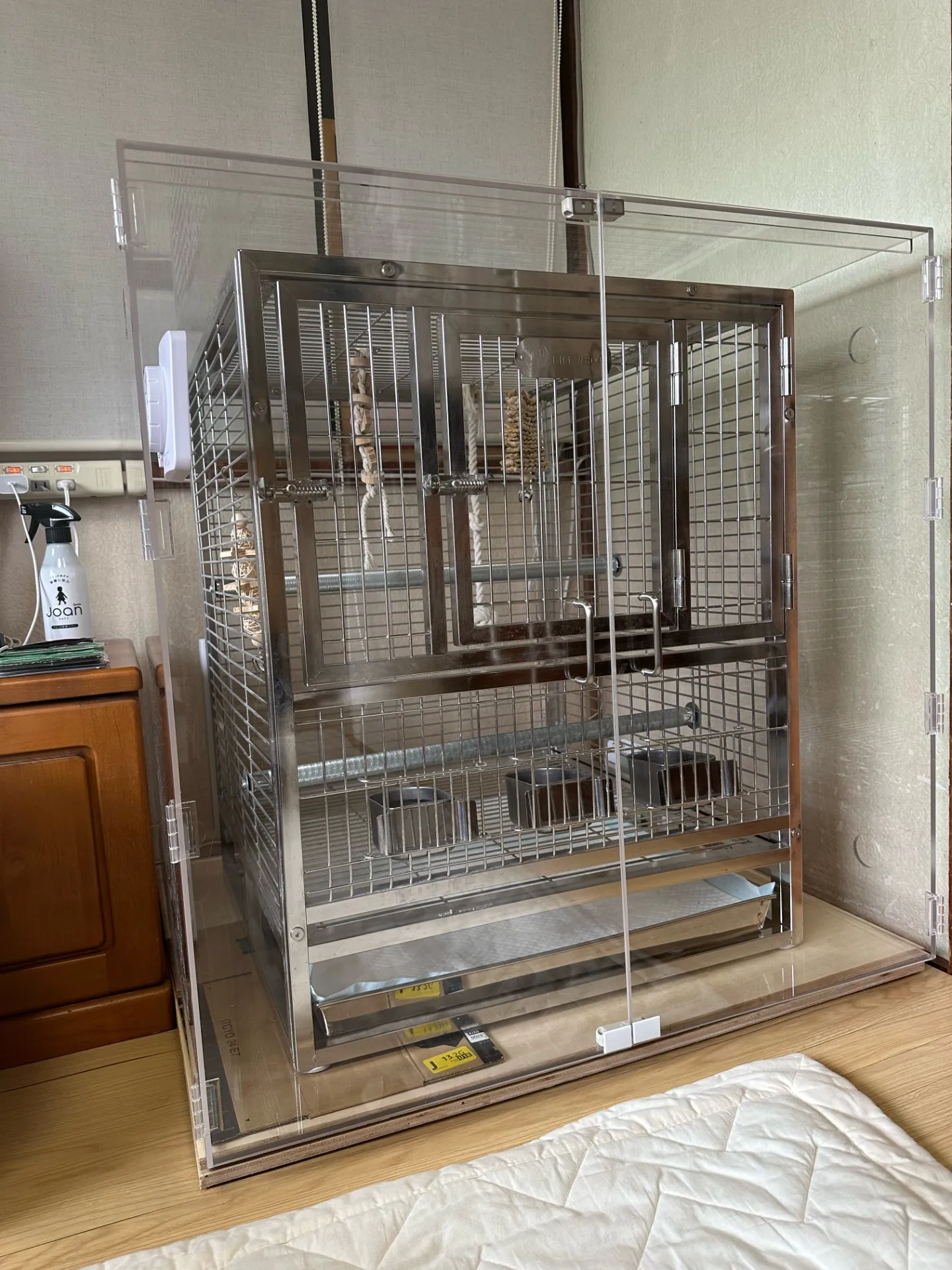 こな 鳥用ケージ保温カバー オーダーメイド 鳥かご インコ 保温