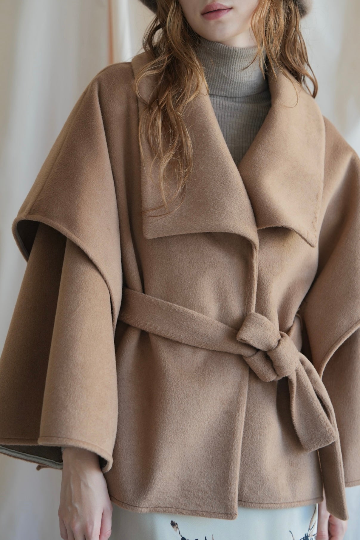 flare cape coat – Acka online store