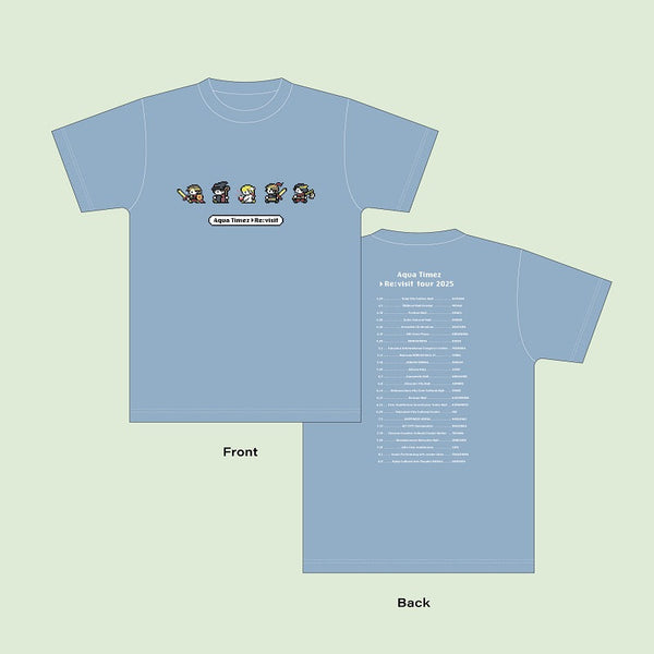 Re:visit tour Tシャツ アシットブルー