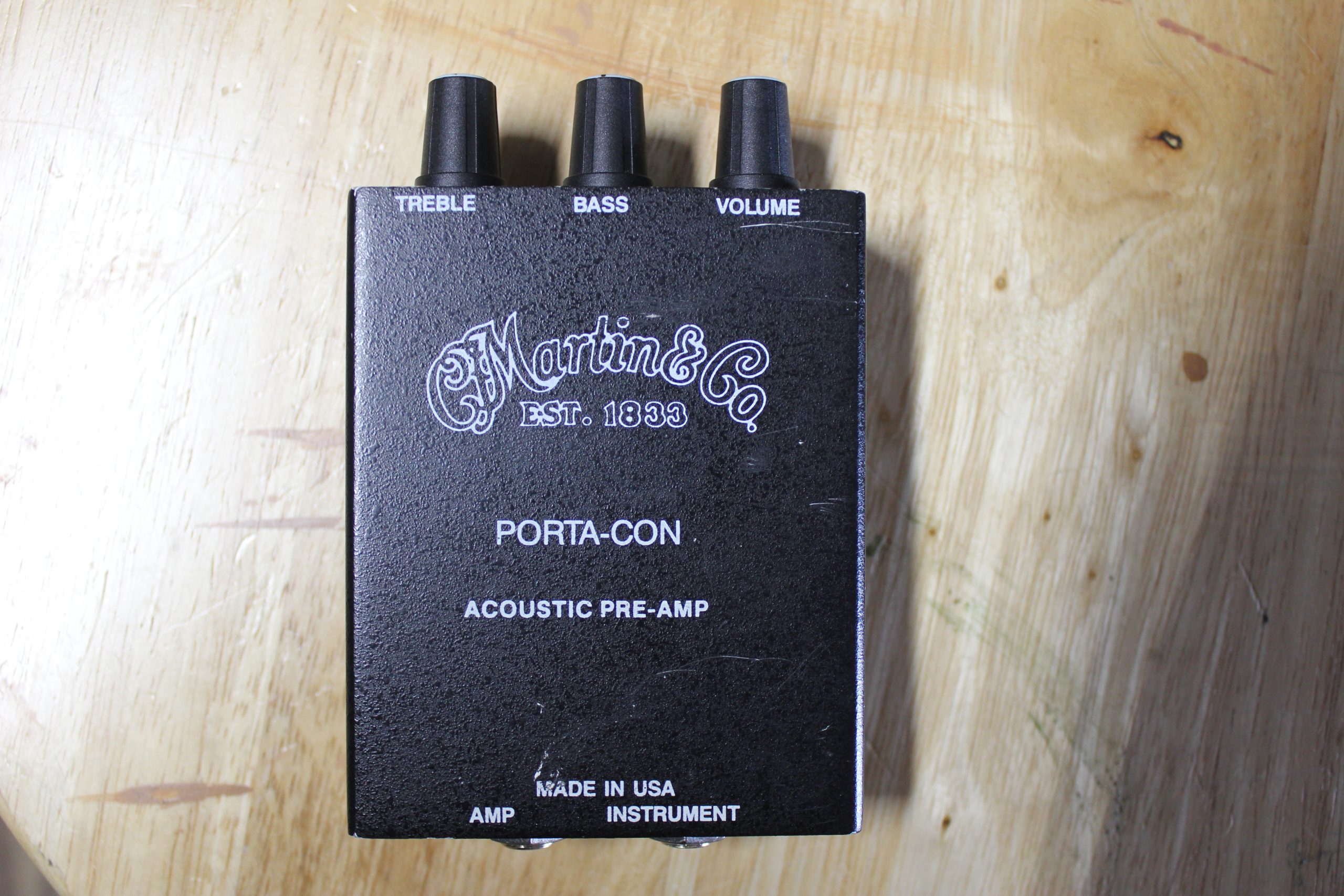 ギター Martin & Co. Porta-Con Acoustic Pre-Amp Martin Porta-Con