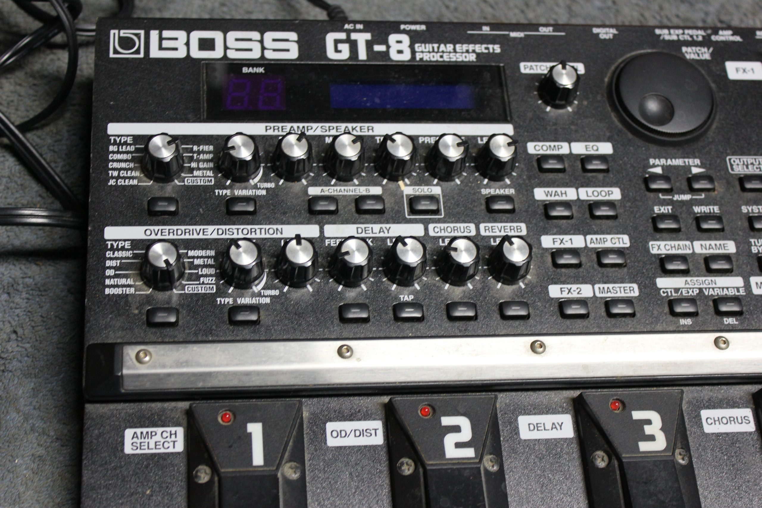 Boss GT-8 Guitar Processor – Action Sound Music