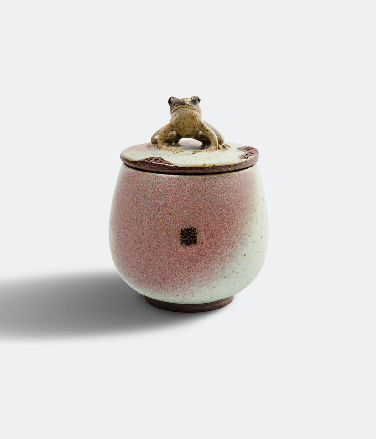 茶道具】御家流家元式守蝸牛筆 「夕蛙」歌 横物 掛軸 B855 茶道具