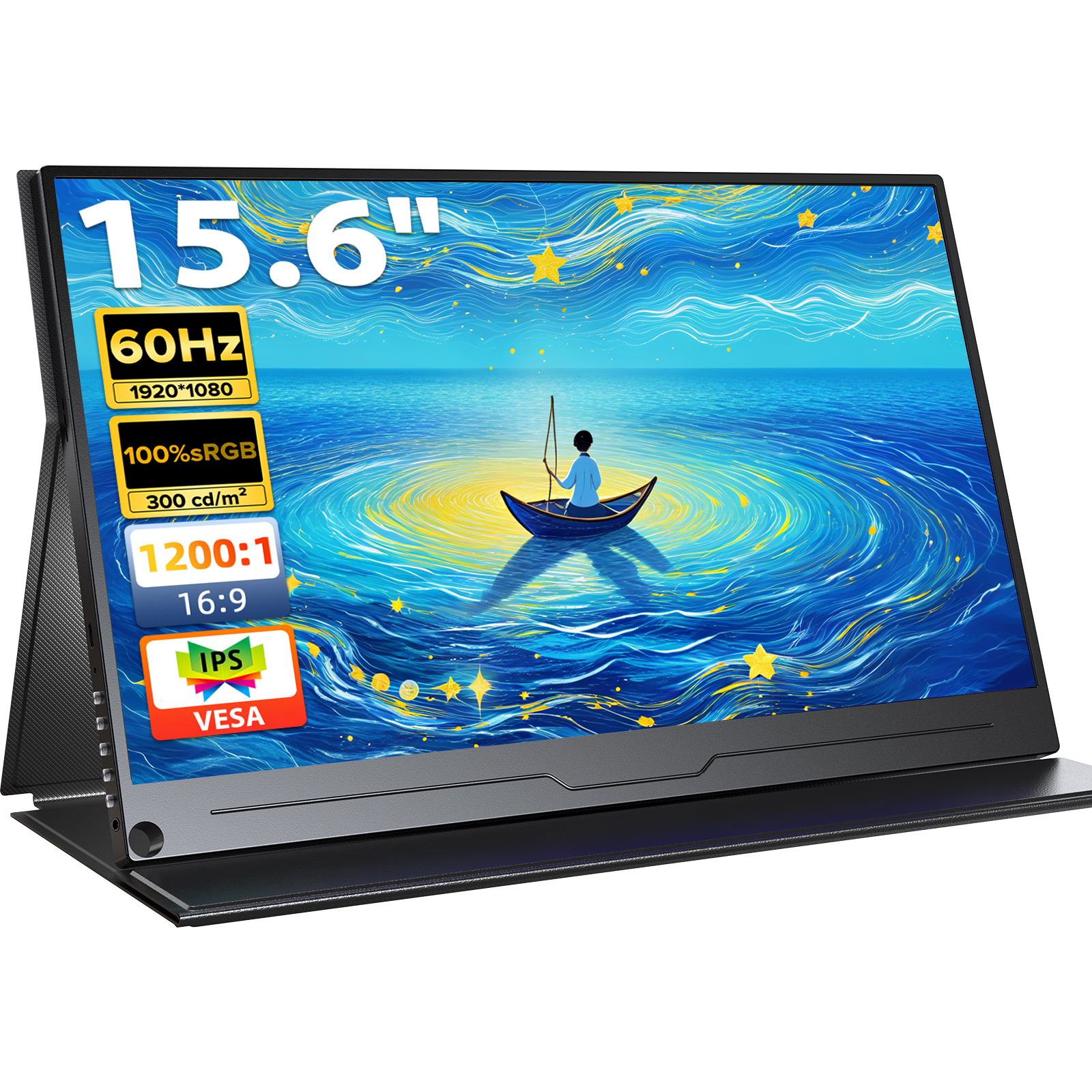 美品】超薄型モバイルモニター ミニスフオーラム 15.6インチ カバー