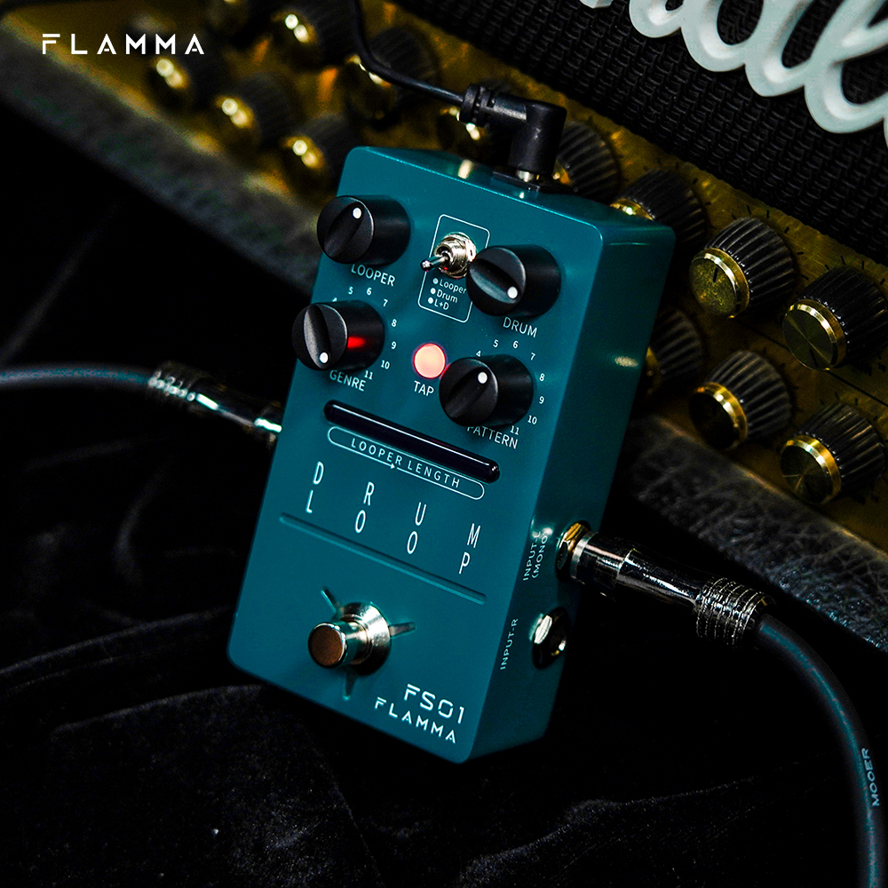 FLAMMA FS01 Drum Loop Drum Machine Looper Guitar Effects Pedal