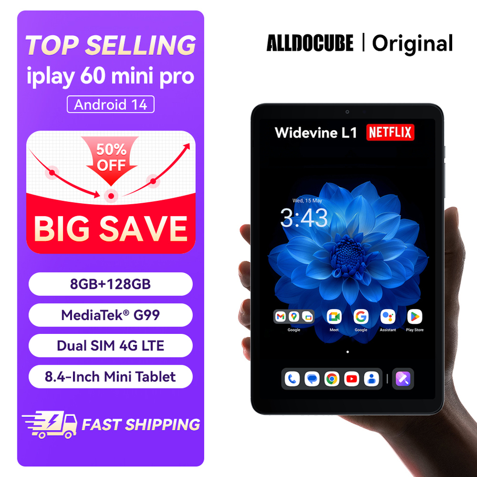 Alldocube iplay 60 ミニプロ 8.4 インチタブレット Helio G99