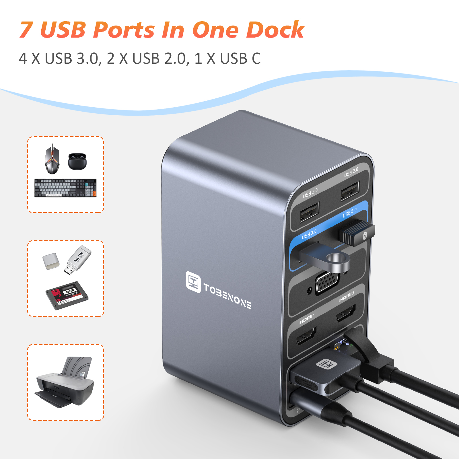 〇Ha左1091 未使用 TOBENONE USB C ドッキングステーション Tobenone