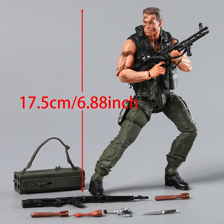 NECA Commando Schwarzenegger John Matrix Ultimate Action Figure