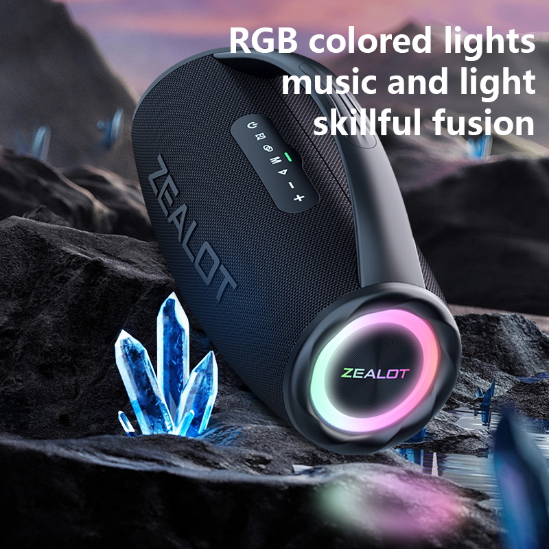 ZEALOT S97 80W Wireless speaker, Outdoor Portable Subwoofer