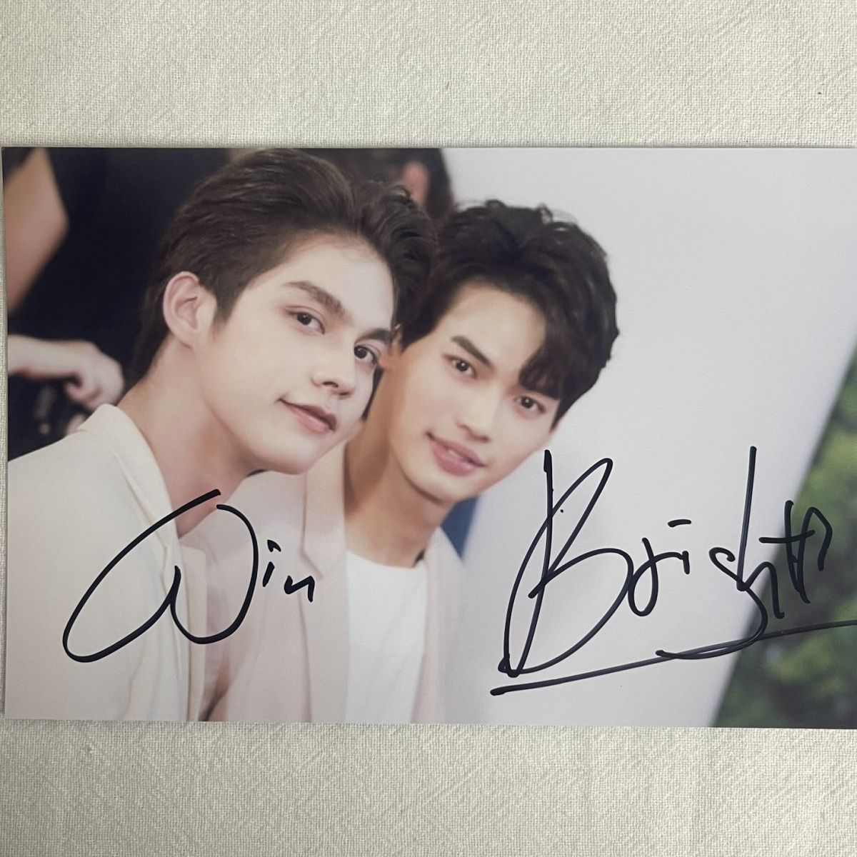 brightくん 直筆サインstartdee brightwin 2gether brightくん 直筆