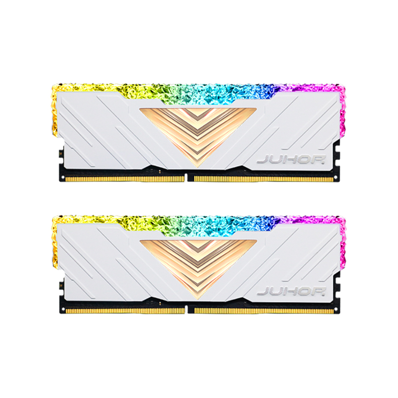 JUHOR RGB DDR4 16GBX2 3200MHz 8GBX2 Dual Channel Desktop Gaming