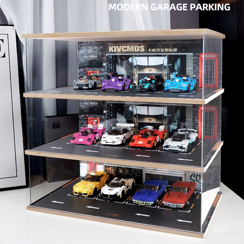 ジオラマ1 18ガレージモデルダイキャストカー1 24おもちゃの
