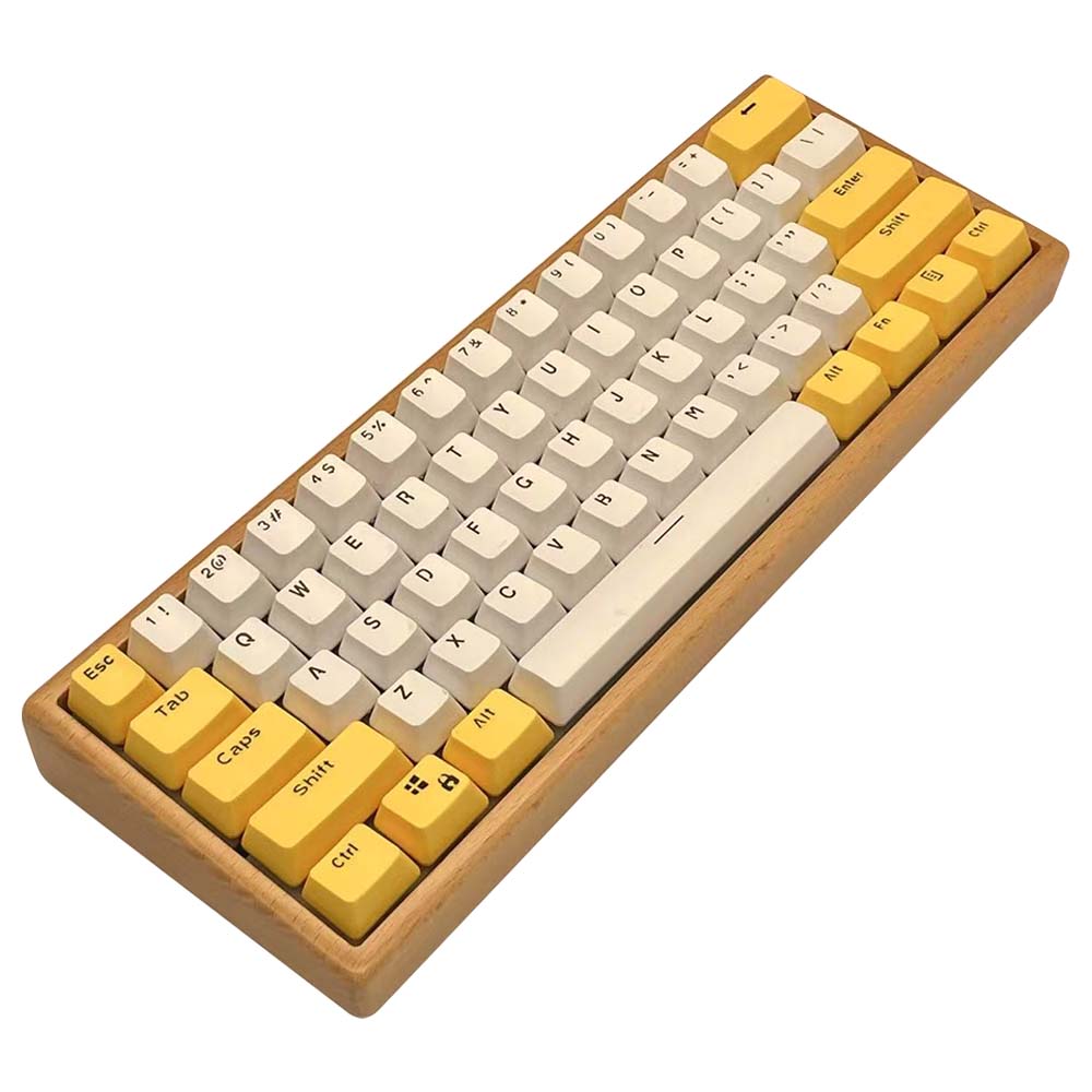 Beech/Walnut Wooden 60% Mechainical Keyboard GH60 Case Compatibal