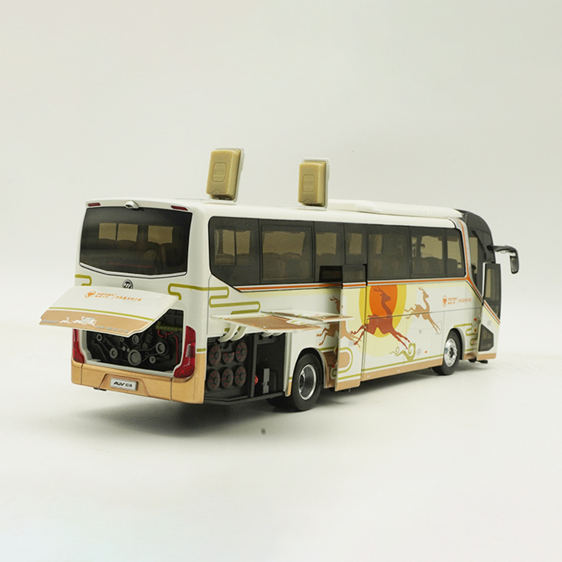専用翔平 1:36スケール Foton Ohui BJ6122 観光バスモデル Diecast