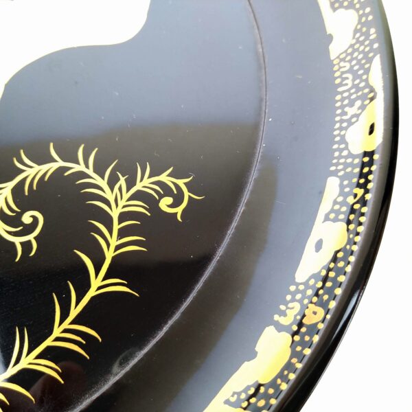 桐鳳凰蒔絵高杯 1対 – 古美術西川