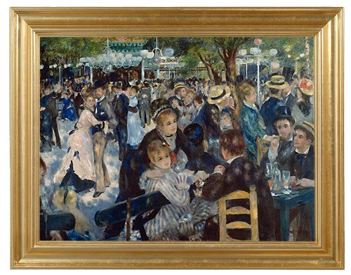 ムーラン・ド・ラ・ギャレットの舞踏会》(1876) * アートがめぐる