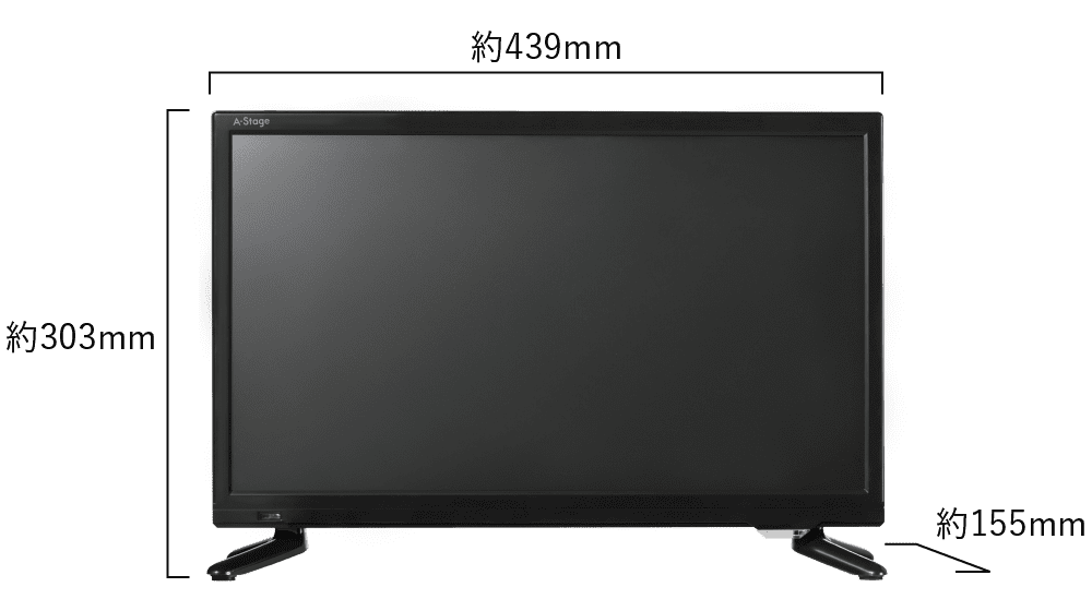 A-Stage AS-TV19-300 19インチLED液晶テレビ 未使用品 19V型地上・BS
