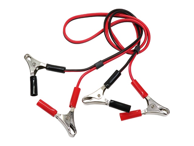 両端クリップ付ケーブル 赤黒 1m ヒッポークリップ TLA-76: 計測器