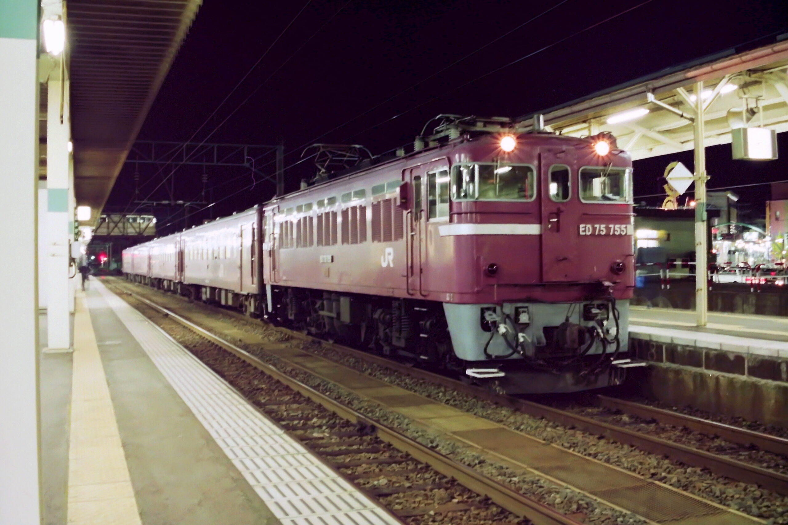 行先板サボ 青森×弘前 国鉄奥羽本線ED75EF81旧型客車50系秋田方向幕