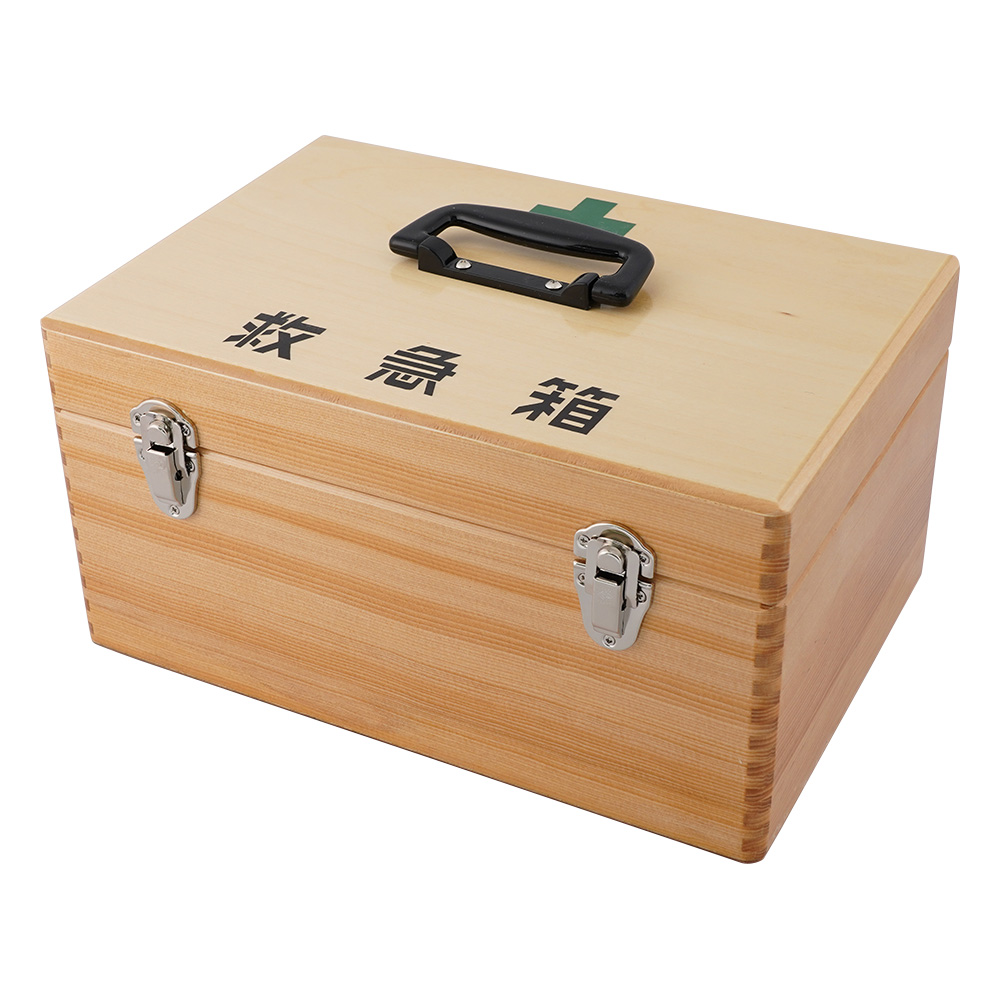 0-399-13 救急箱[木製] 大 QQL 【AXEL】 アズワン