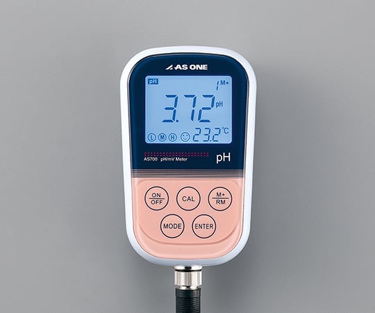 1-2815-01-20 防水ポータブルPHメーター 校正証明書付き AS700 【AXEL