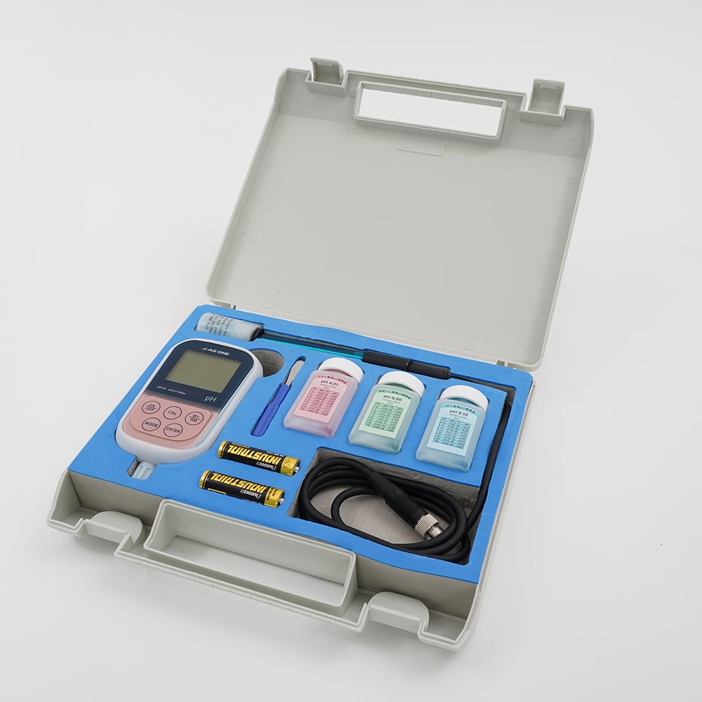1-2815-01-20 防水ポータブルPHメーター 校正証明書付き AS700 【AXEL
