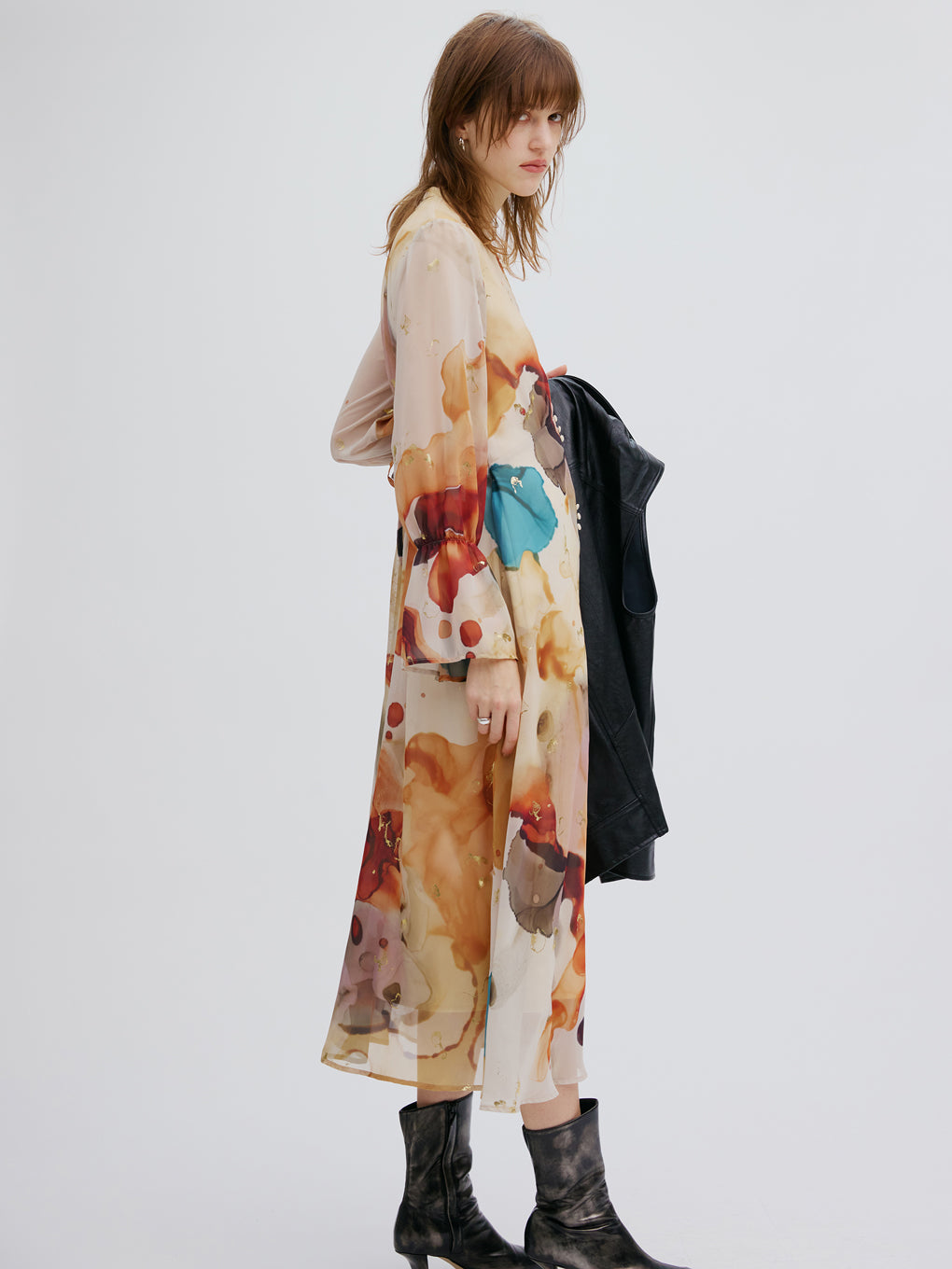 UNDRESSED AMELIA INK ART DRESS