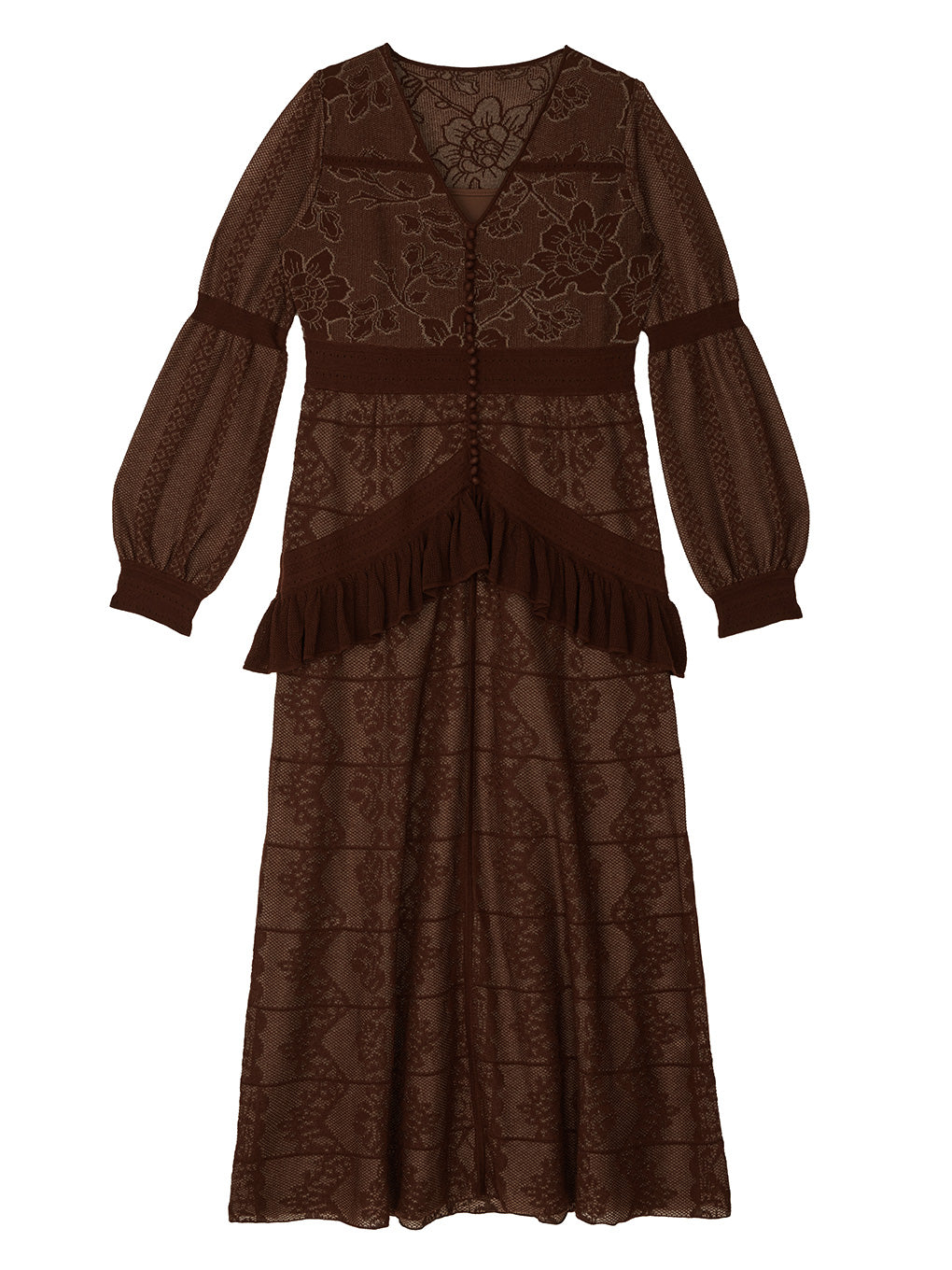 ameri vintage SLENDER LACE DRESS