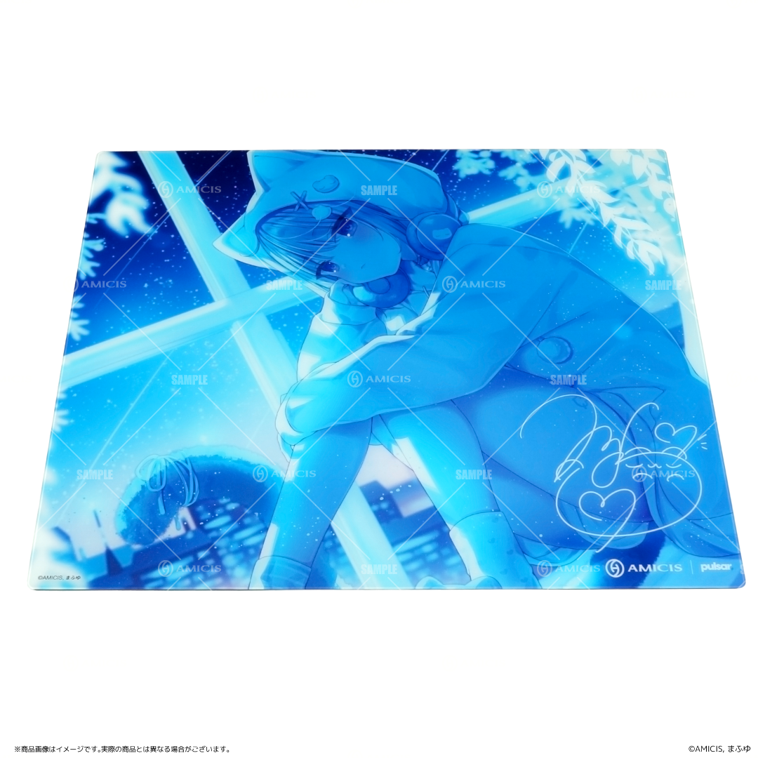 まふゆ × AMICIS Superglide 2 ガラスマウスパッド