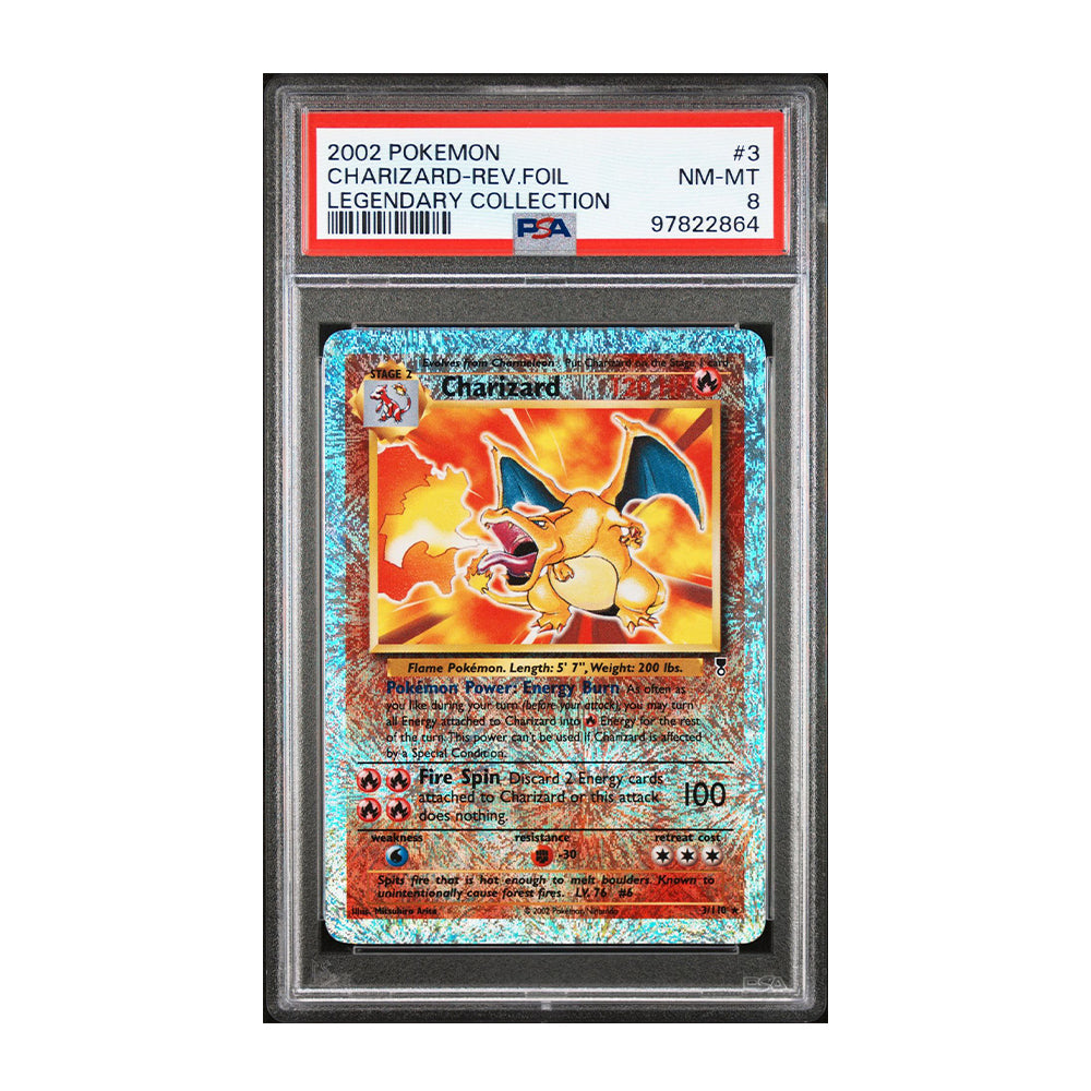 PSA8】リザード 英語 リバホロ Legendary Collection PSA8】リザード