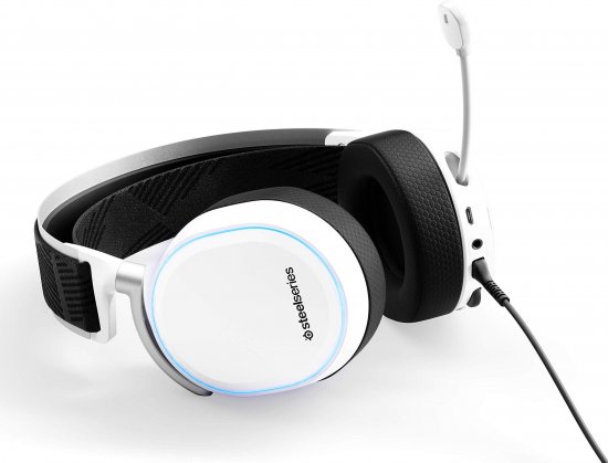 SteelSeries Arctis Pro + GameDAC Gaming Headset -White – الكوسا