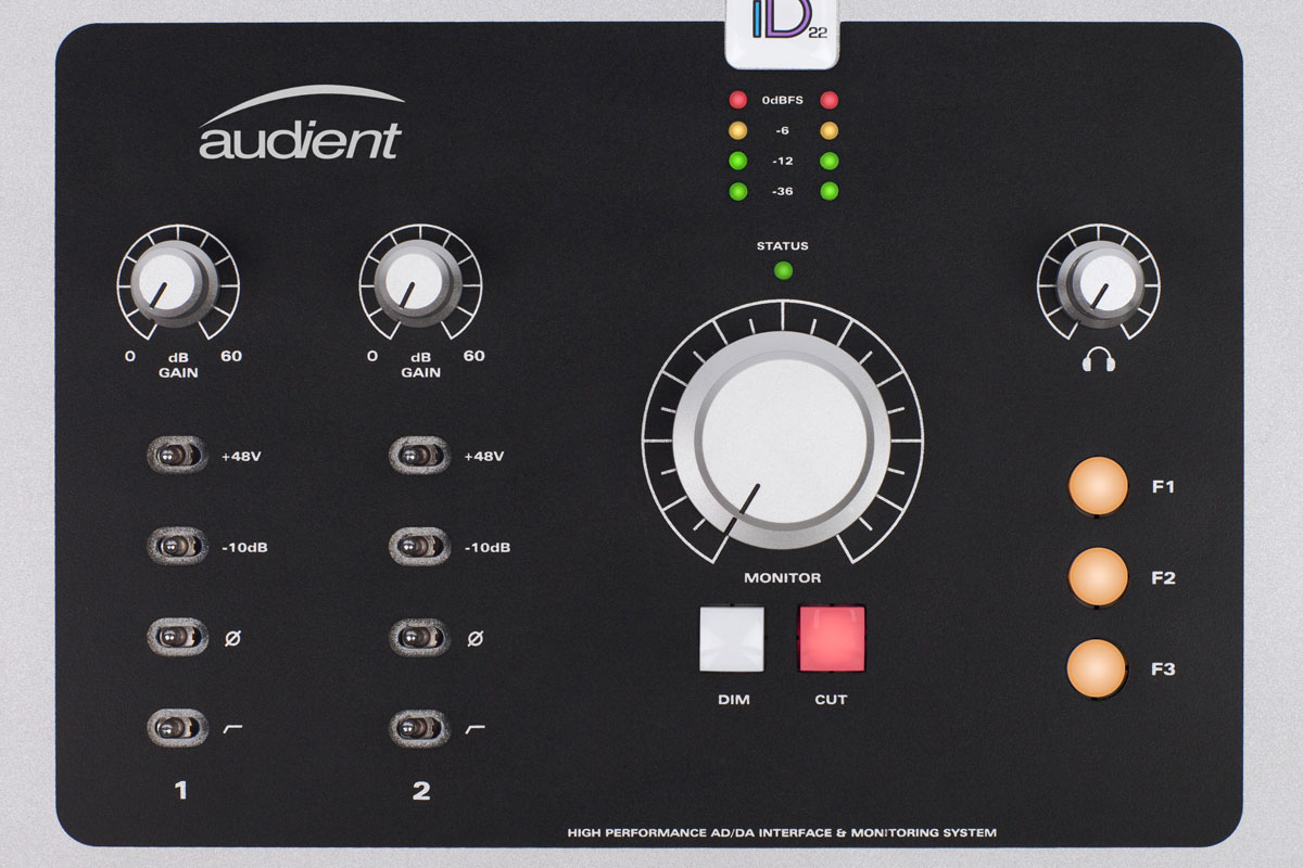 AUDIENT | iD22 | USB オーディオ・インターフェイス | 製品情報